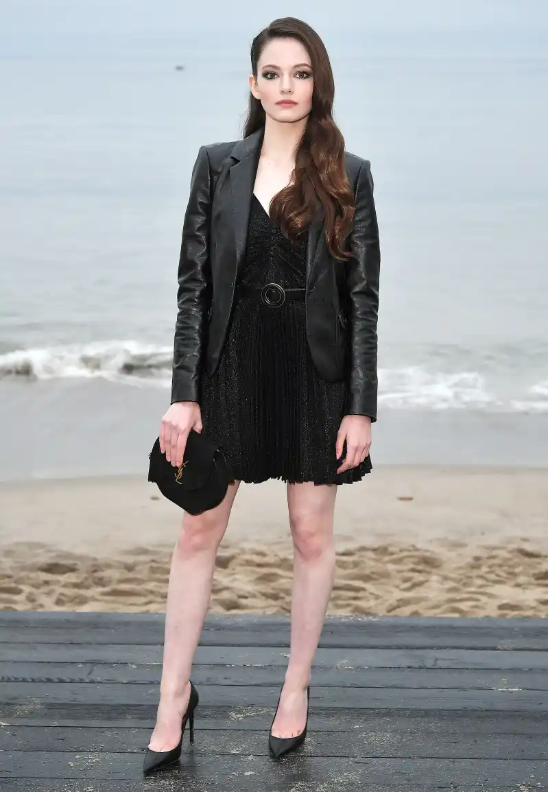 Mackenzie Foy Saint Laurent Mens Show