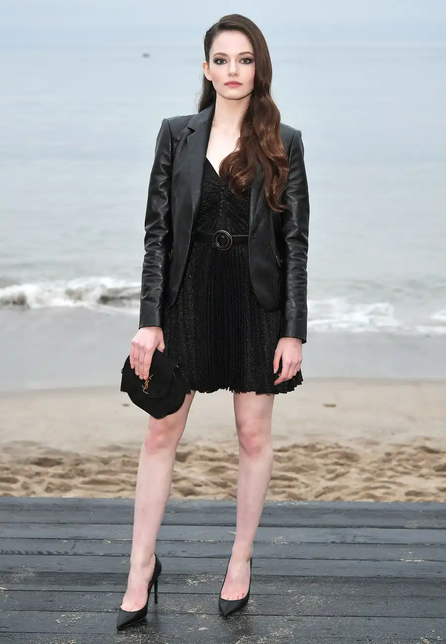 Mackenzie Foy Saint Laurent Mens Show