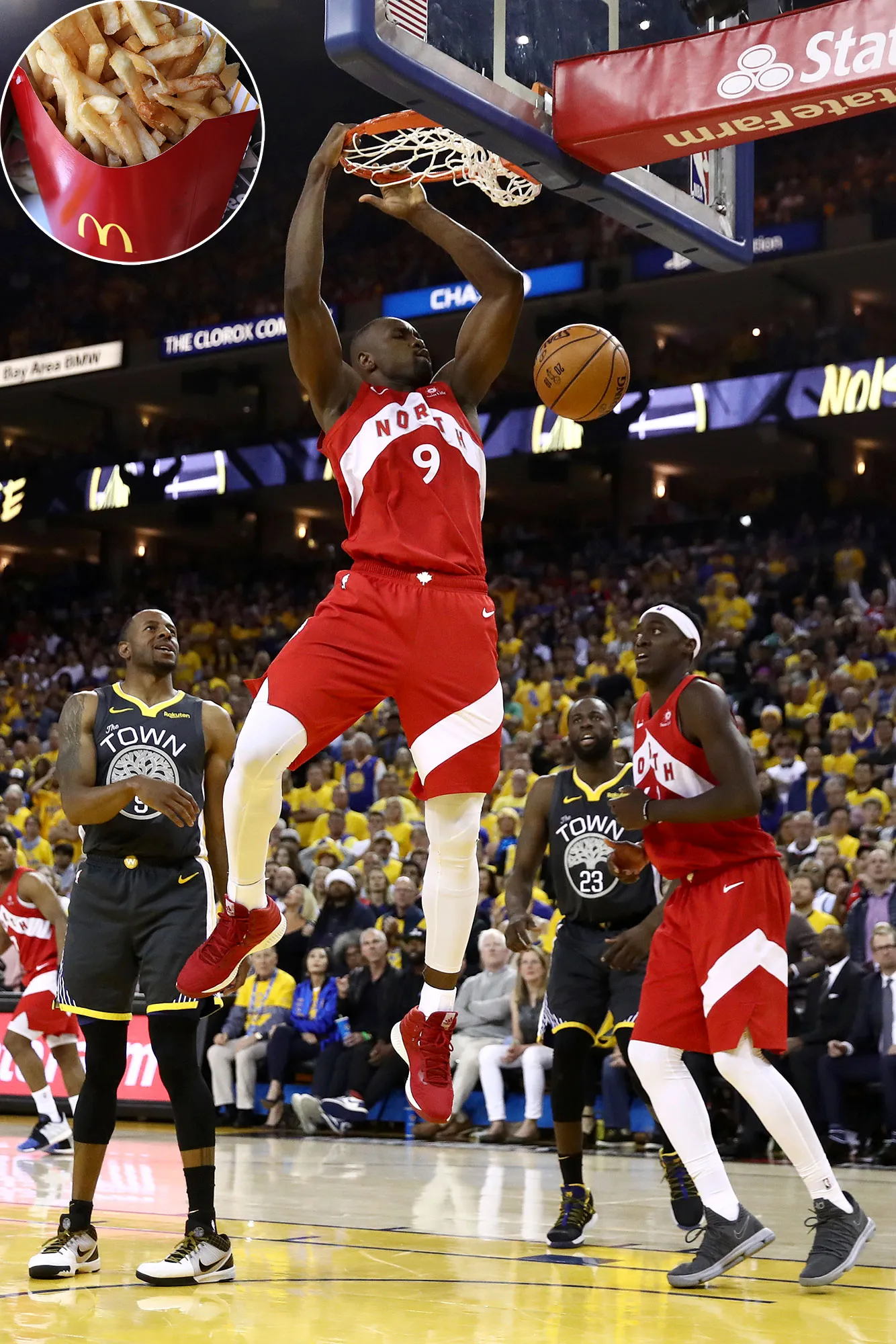 McDonalds Fries Toronto Raptors NBA