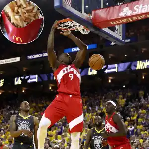 McDonalds Fries Toronto Raptors NBA