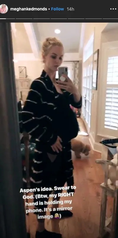 Meghan King Edmonds Jokes That She Is Pregnant Amid Husband Jim Edmonds' Cheating Scandal Instagram Story Fake Belly