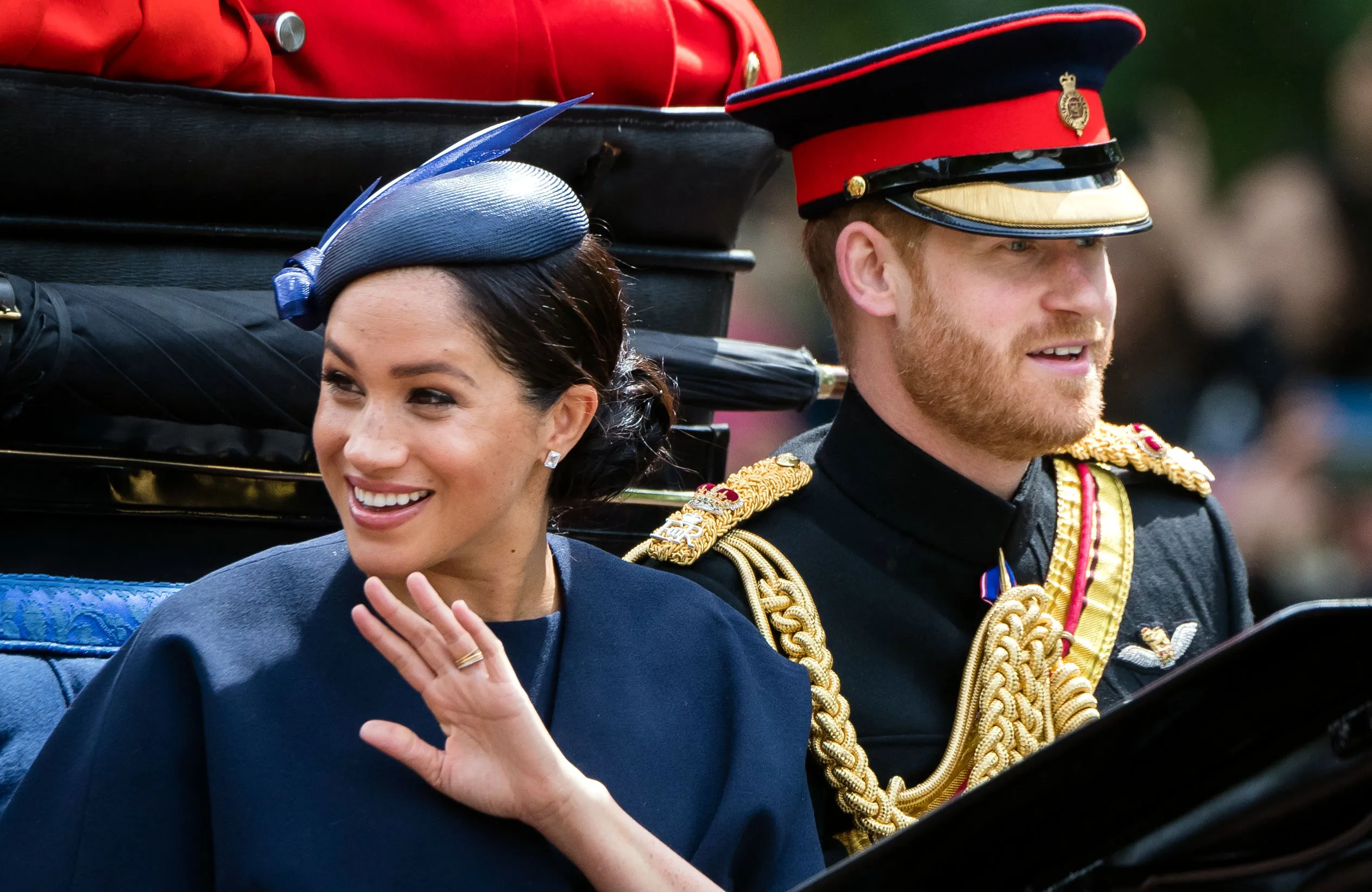 Meghan Markle Debuts New Bling on Wedding Finger