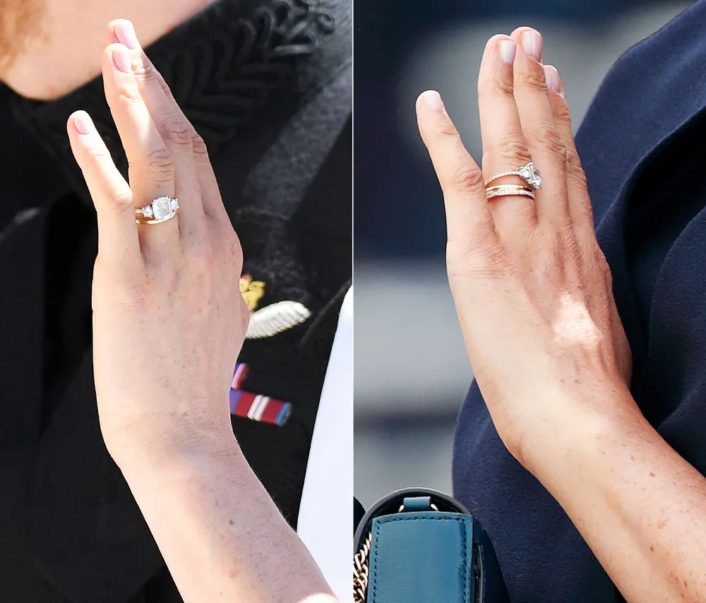 Meghan Markle Engagement Rings Comparison