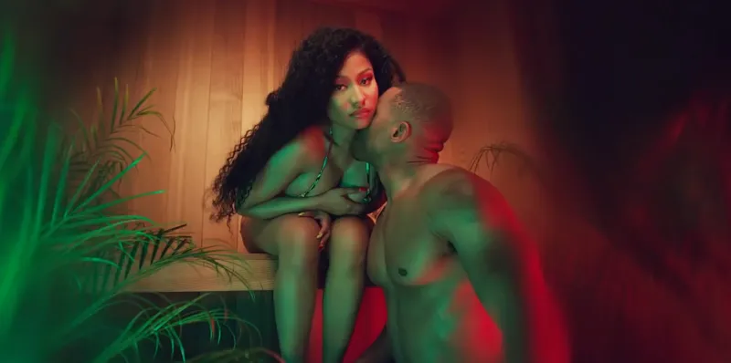 Nicki Minaj and Kenneth Petty in Megatron