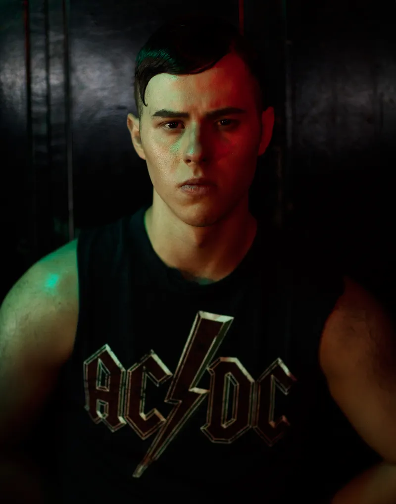 Nolan-Gould-C'est-Prune-Cover-shirtless