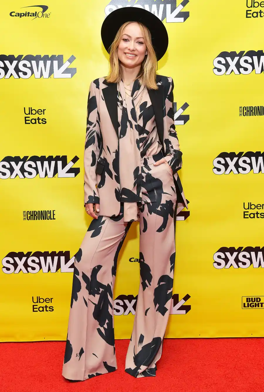 Olivia Wilde Printed Suits