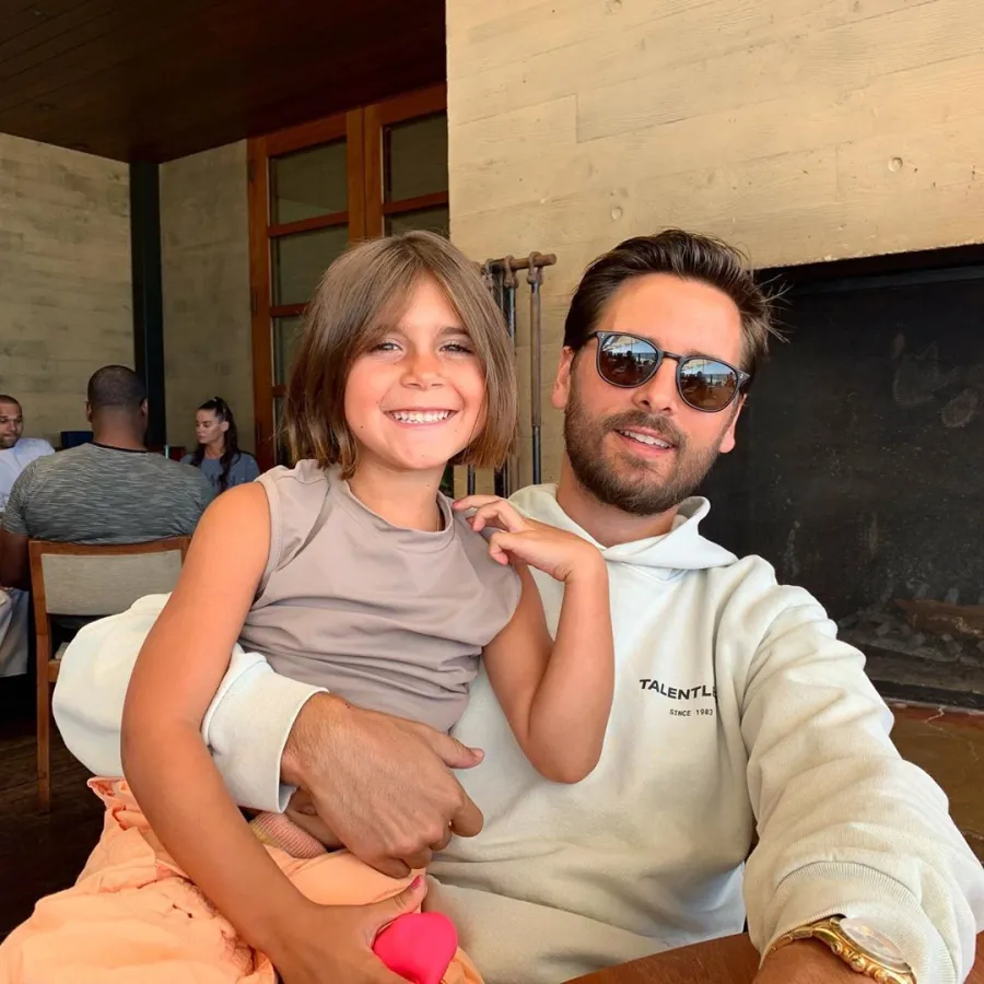 Penelope Disick and Scott Disick