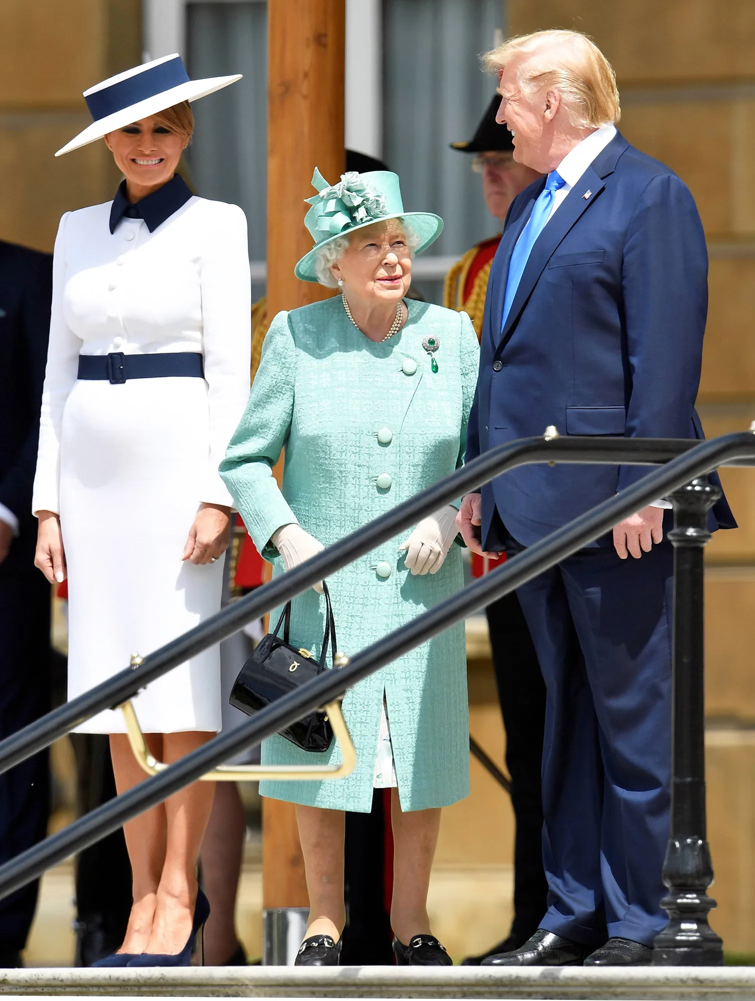 Queen Elizabeth Welcomes Donald Trump Melania