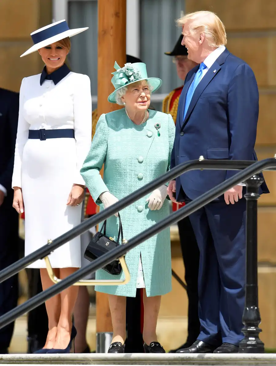 Queen Elizabeth Welcomes Donald Trump Melania