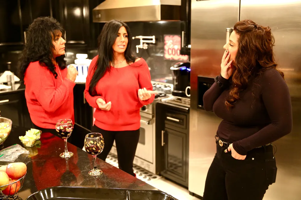 Smothered Kathy and Cristina and Carly