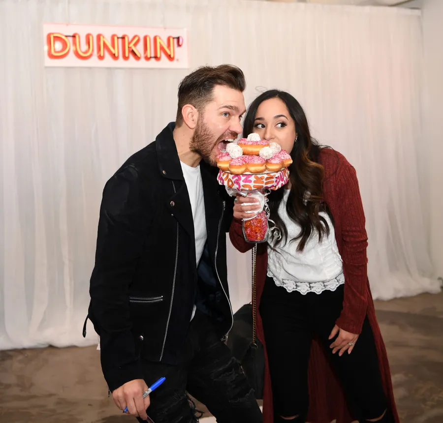 Stars Downing Doughnuts Andy Grammer