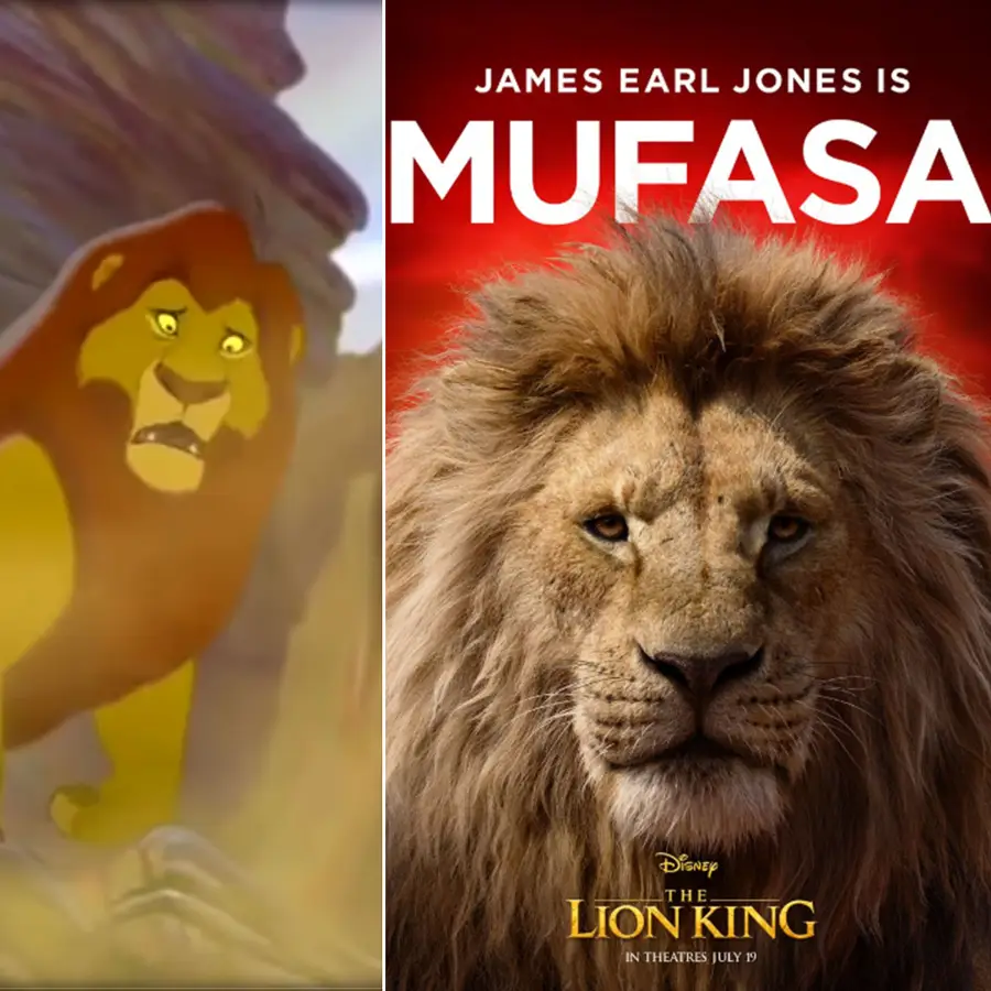 The Lion King Turns 25 Comparing the Animated and Live-Action Characters
