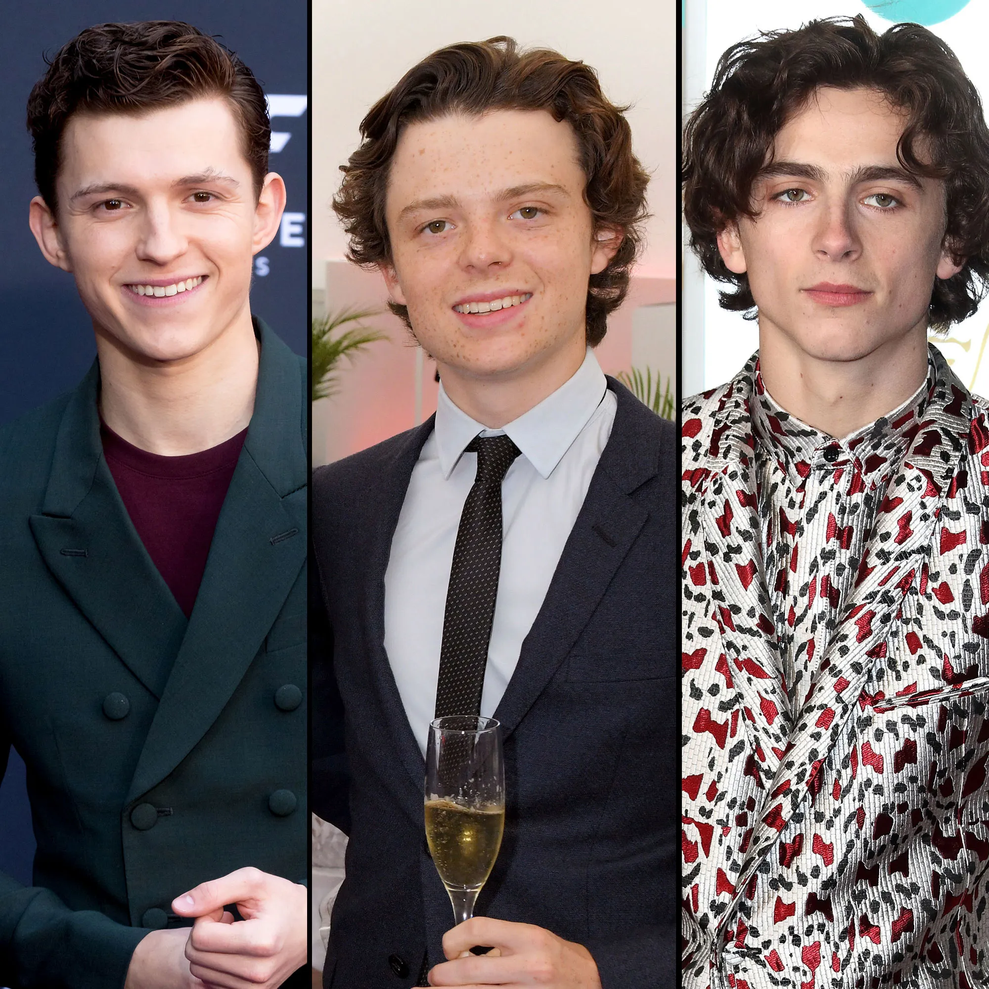 Tom Holland, Sam Holland Plays Along Looks Like Timothee Chalamet