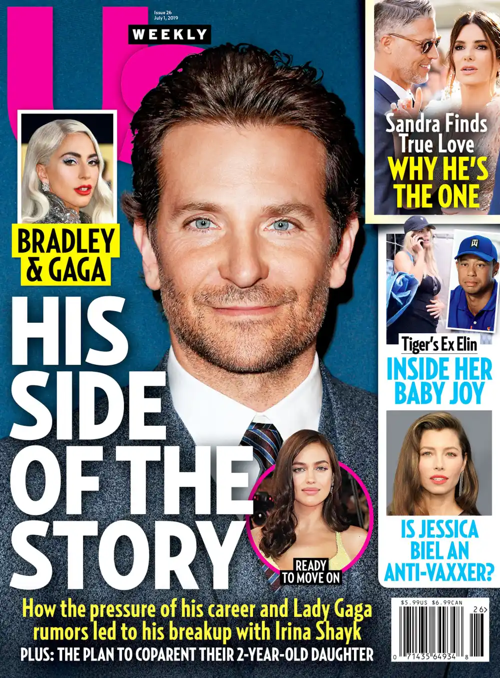 UW2619 Luxury Handbag Shopping Cover Bradley Cooper and Irina Shayk Split