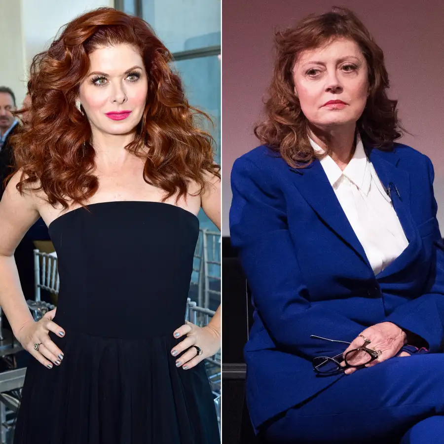 Unexpected Celebrity Feuds Debra Messing Susan Sarandon