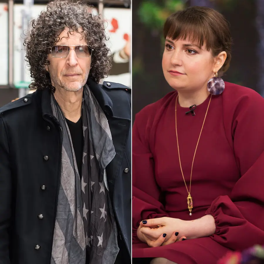 Unexpected Celebrity Feuds Howard Stern Lena Dunham