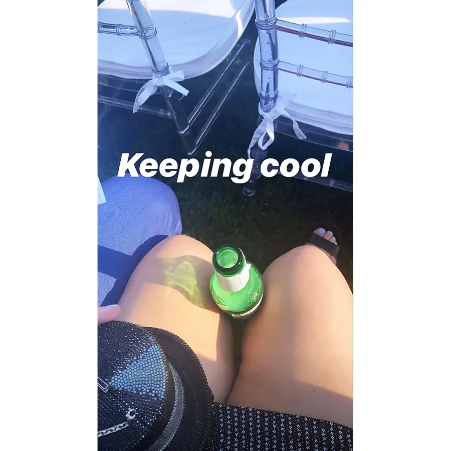 Claudia Oshry with a Beer Between Her Legs at Vanderpump Rules Jax Taylor and Brittany Cartwright Wed in Kentucky