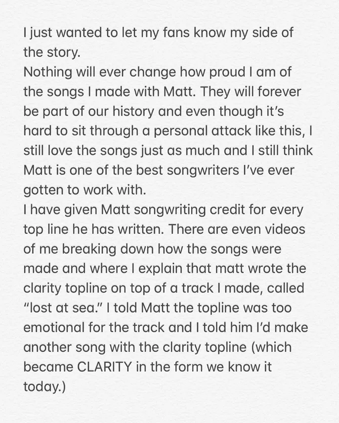 Zedd Side Story Matthew Koma Slams Toxic Person