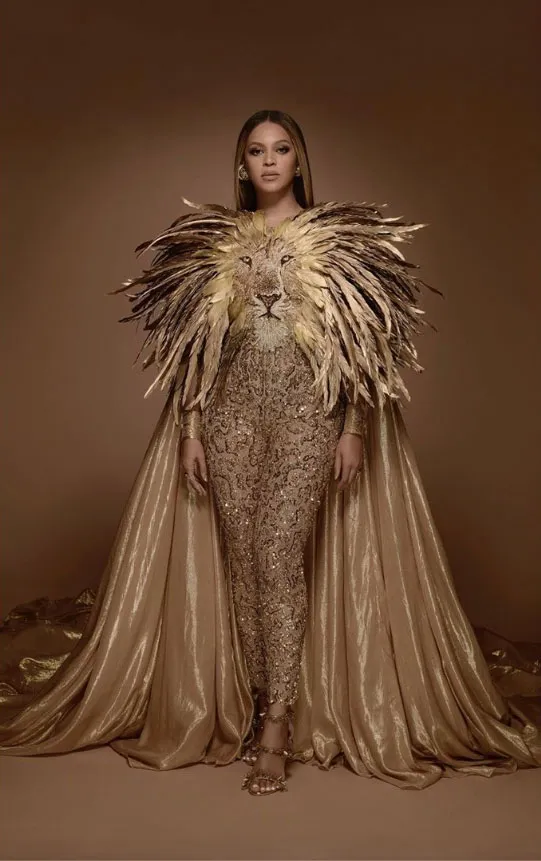 beyonce lion outfit