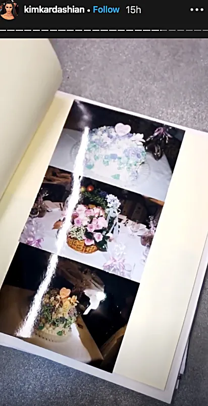 Km Kardashian Shows Off Her Sweet 16 Cake