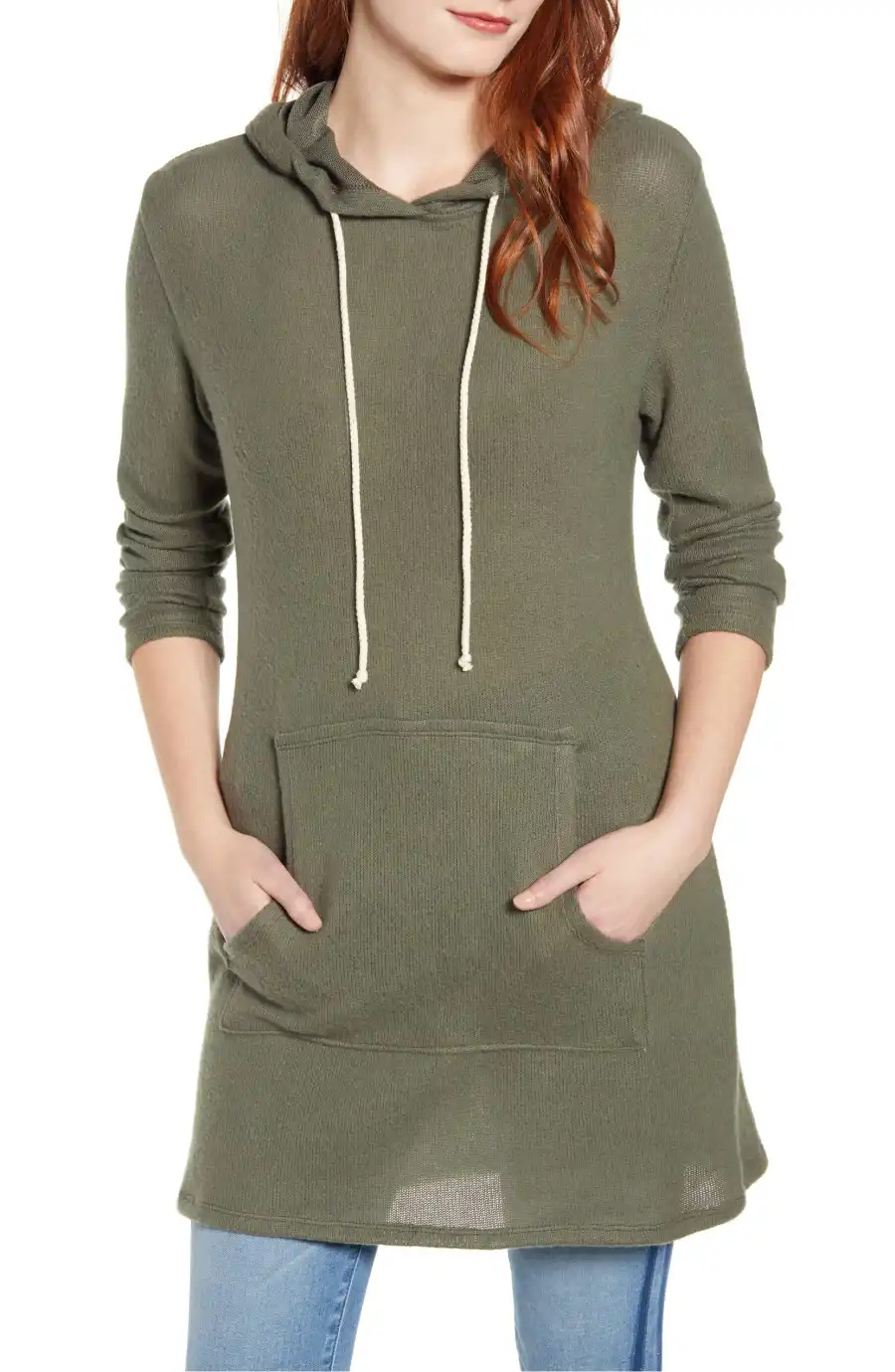 Caslon hooded tunic