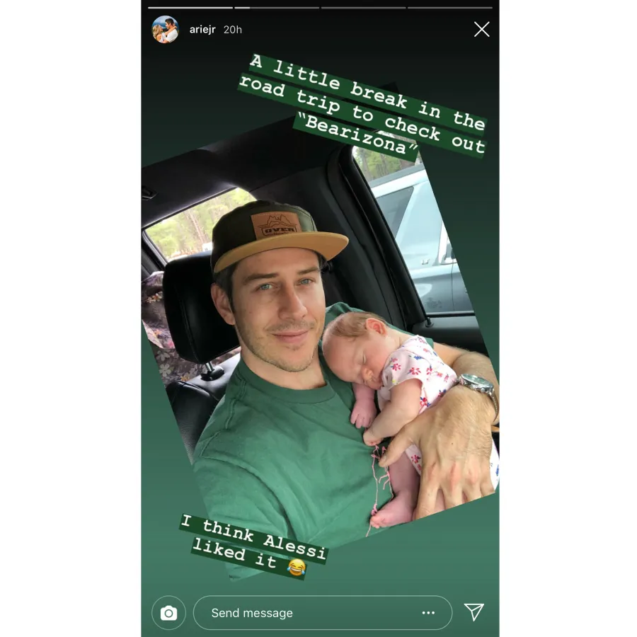 Arie Luyendyk Jr. and Lauren Burnham Summer Road Trip With Daughter Alessi