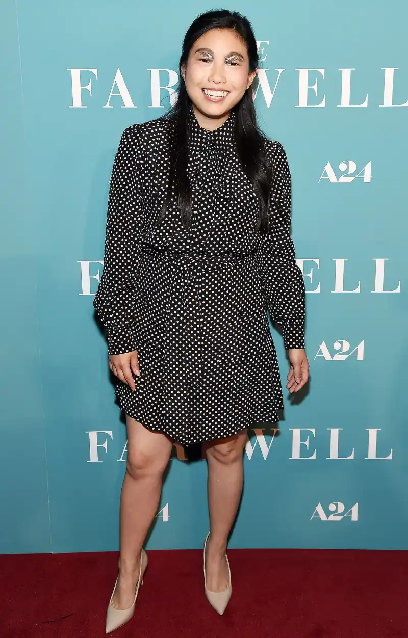 Awkwafina Polka Dot Dress July 8, 2019