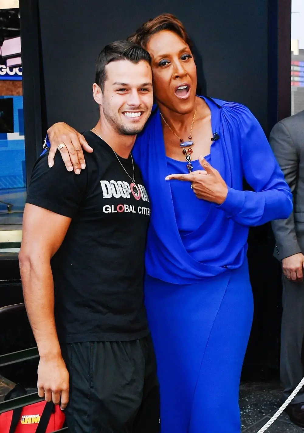 Brendan McLoughlin seen at GMA for the first time after the wedding Miranda Lambert