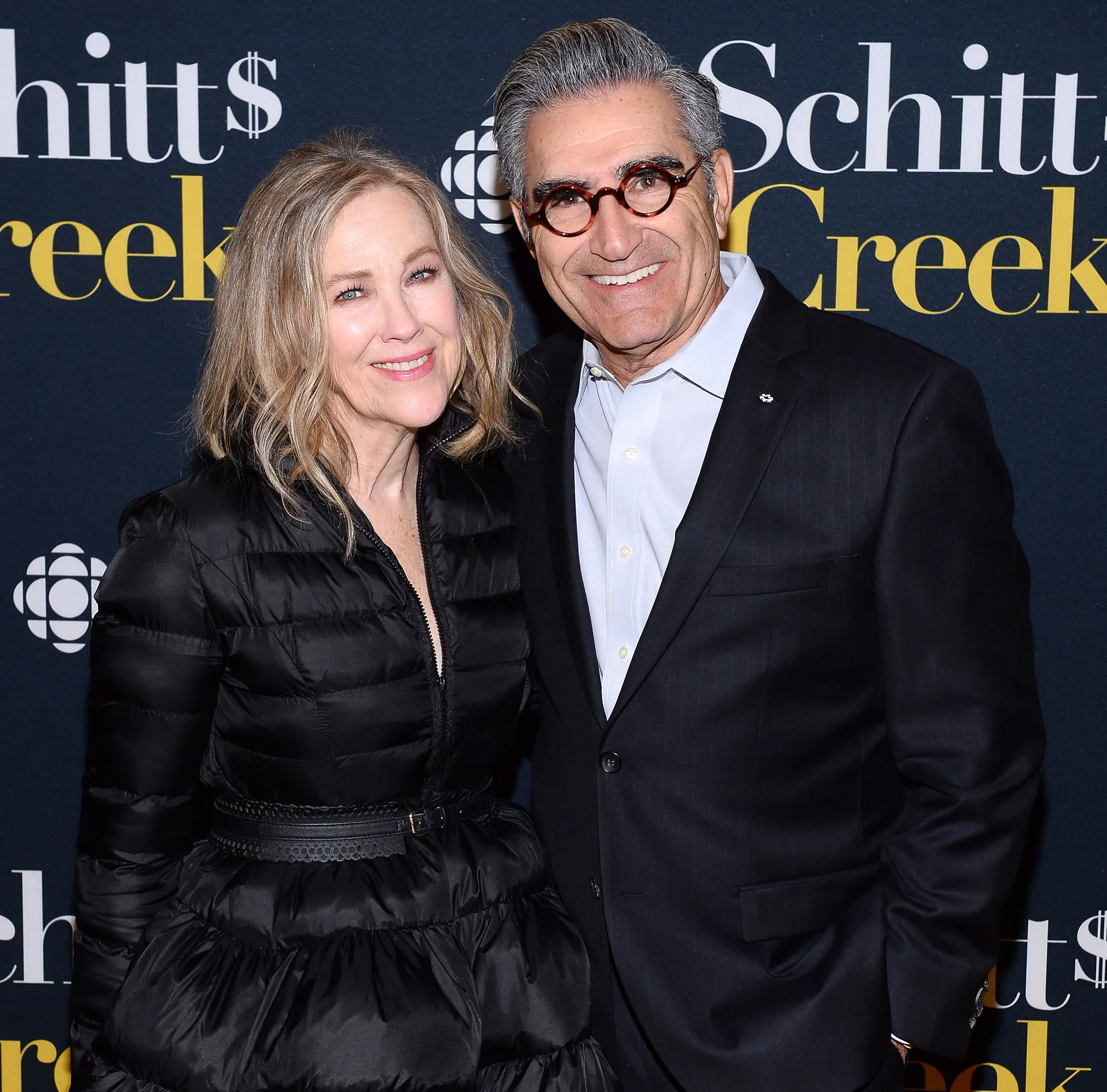 Catherine O'Hara and Eugene Levy attend the Schitt's Creek Season 4 Premiere Emmy Nominations 2019 Snubs and Surprises