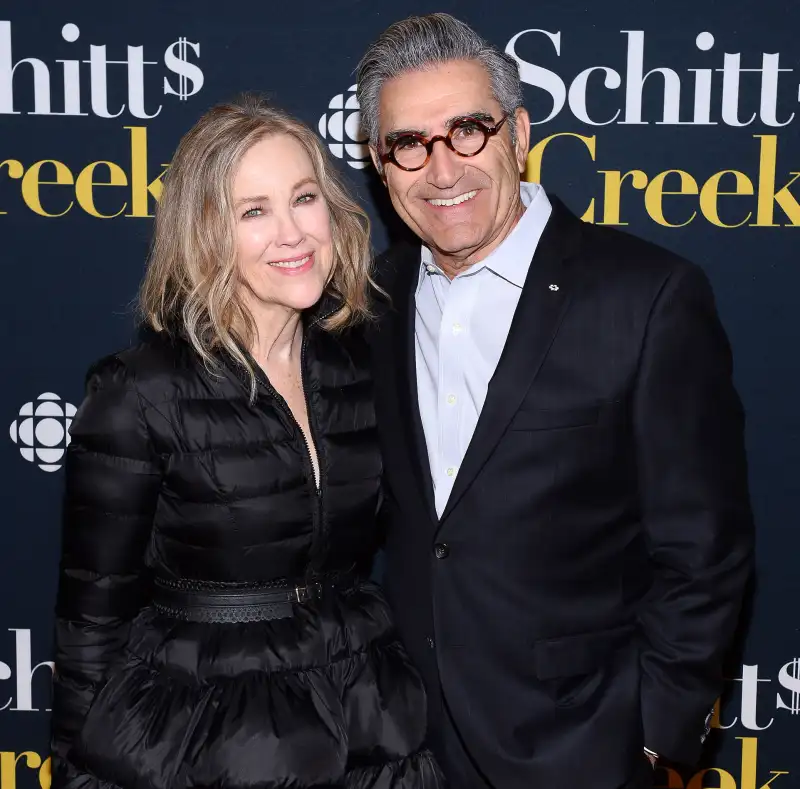 Catherine O'Hara and Eugene Levy attend the Schitt's Creek Season 4 Premiere Emmy Nominations 2019 Snubs and Surprises