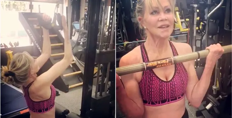 Celebs at the Gym Melanie Griffith