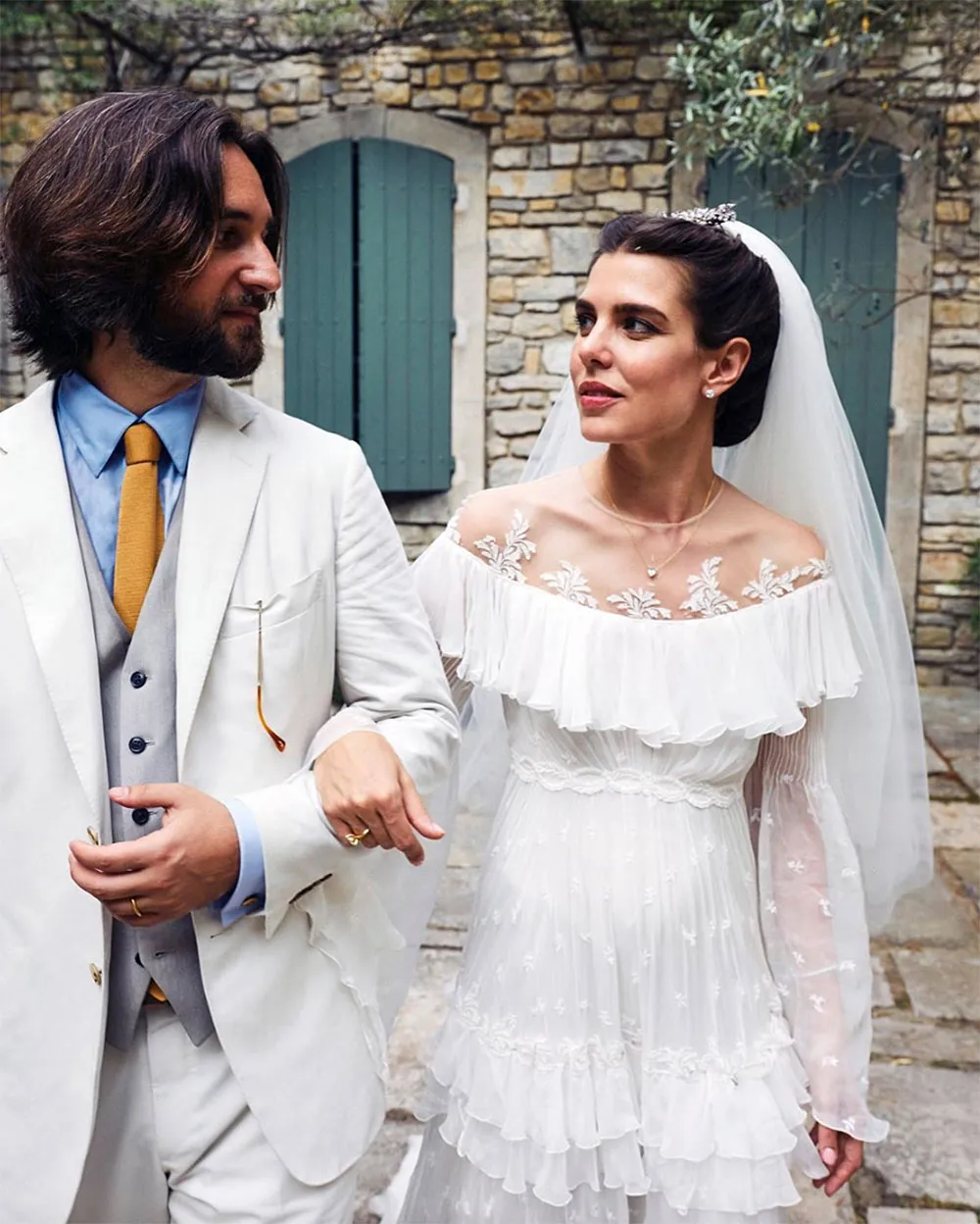 Charlotte Casiraghi Second Wedding Dress