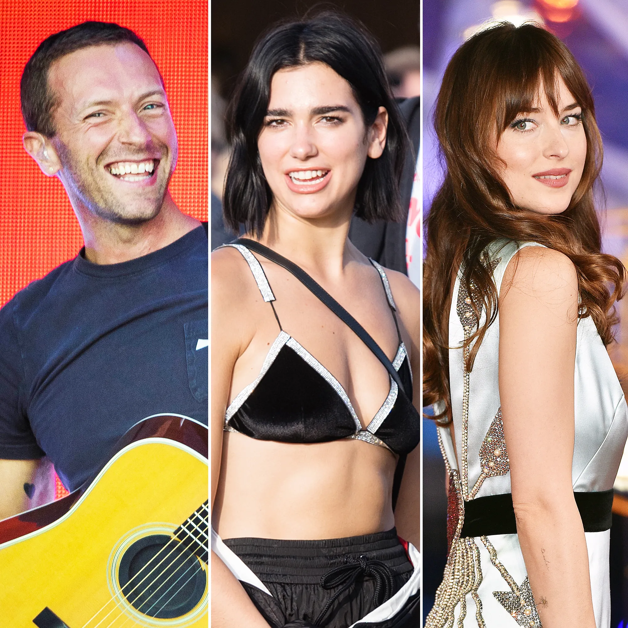 Chris Martin’s Rep Denies Singer Kissed Dua Lipa at Glastonbury Amid Dakota Johnson Split Rumors