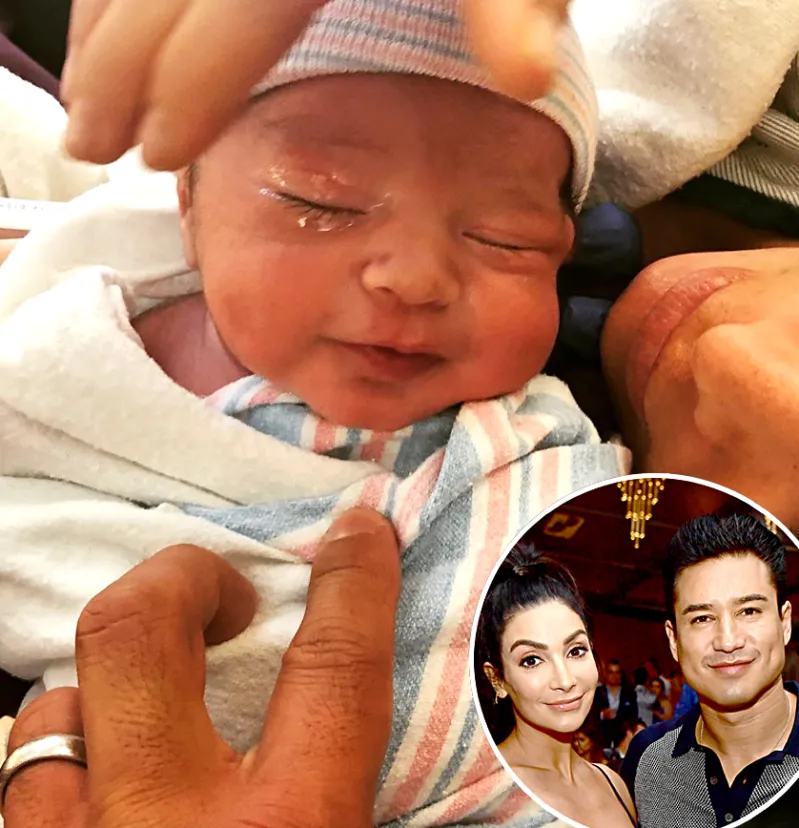 Mario Lopez Courtney Mazza Celeb Babies 2019 Santino Rafael Lopez