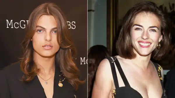 Damian Hurley and Mom Elizabeth Hurley