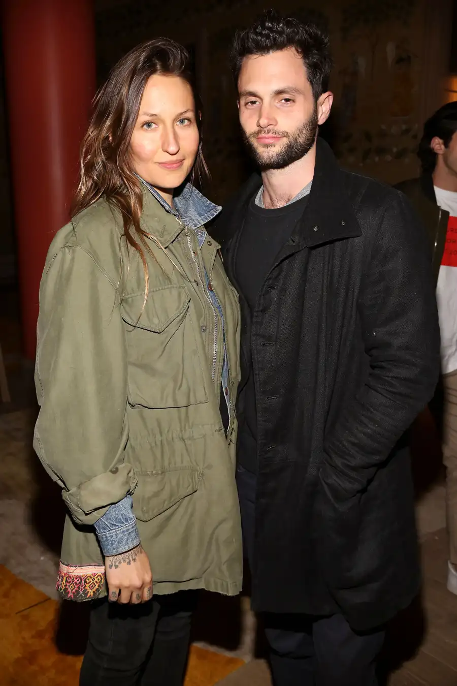 Domino Kirke and Penn Badgley Multiple Wedding Ceremonies