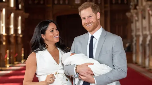 Duchess Meghan with Prince Harry and Baby Archie