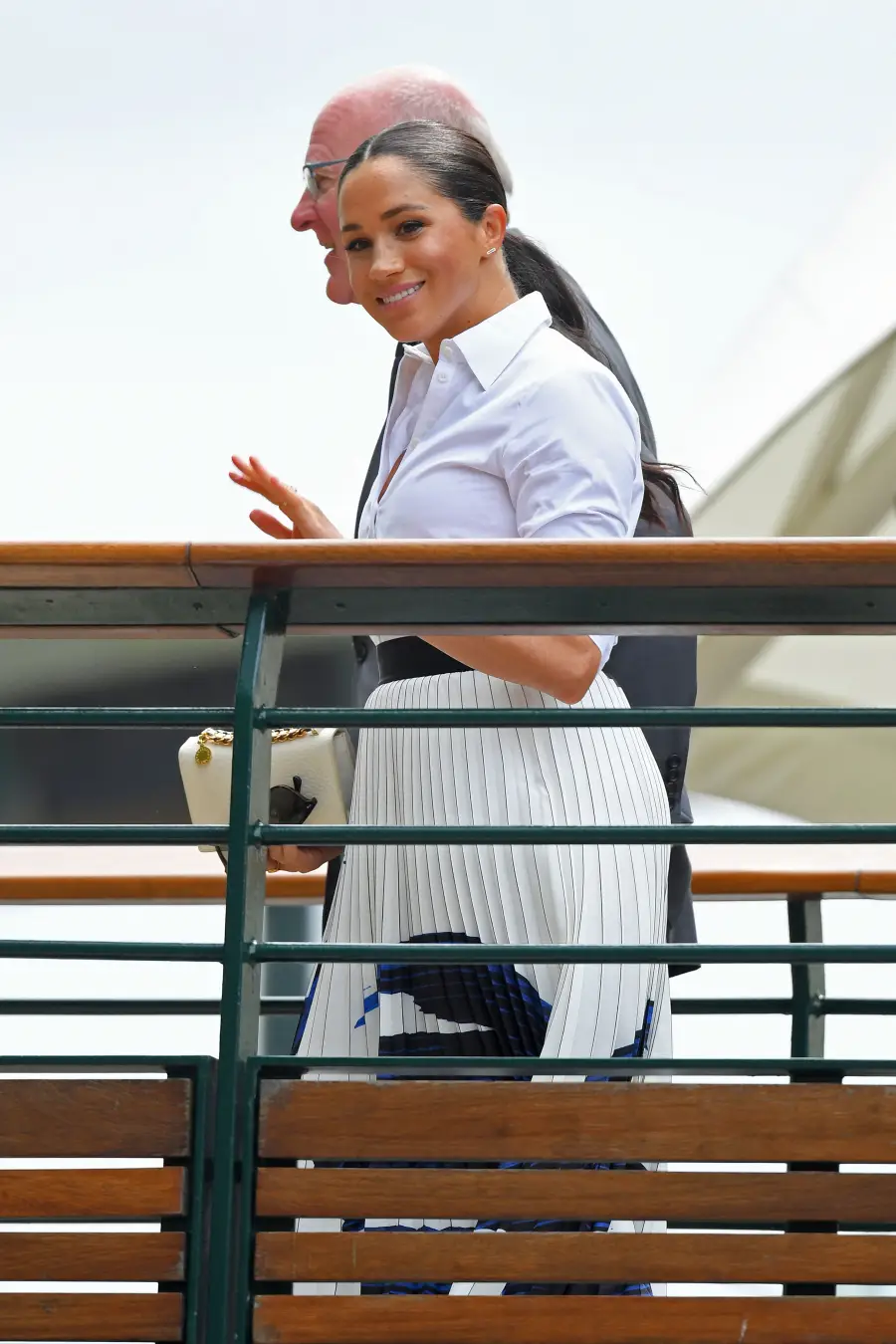 Duchess Meghan and Duchess Kate Look Friendly at Wimbledon Outing