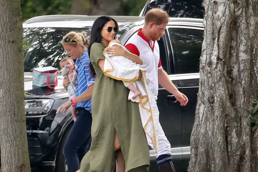 Duchess Meghan and Prince Harry’s Son Archie Makes 1st Public Appearance at Charity Polo Match