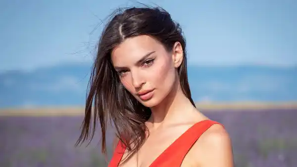 Emily Ratajkowski Rust Dress June 24, 2019