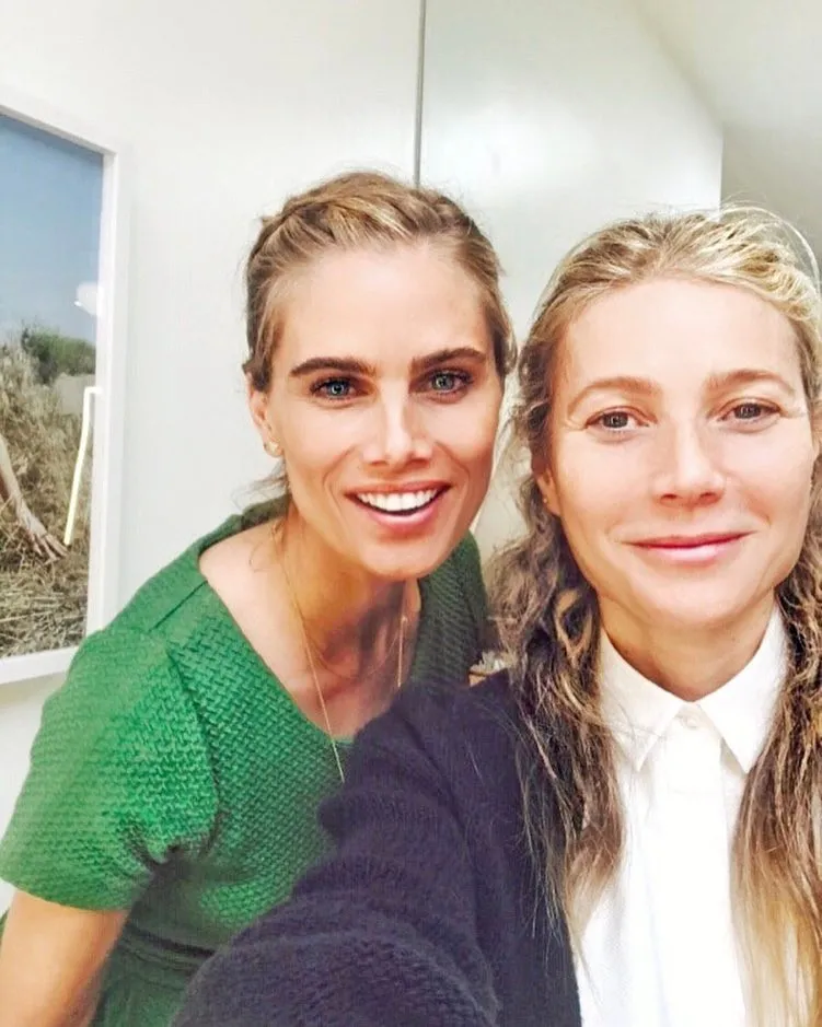 Kristie Streicher and Gwyneth Paltrow