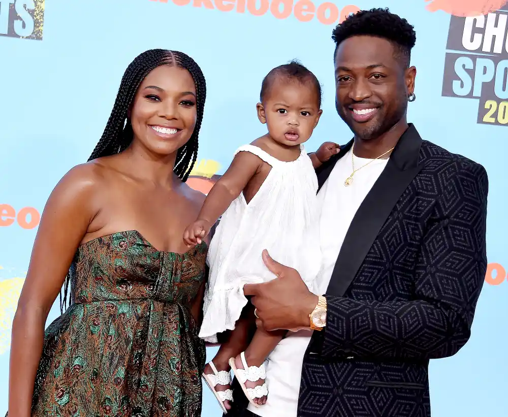 Gabrielle-Union-and-Dwyane-Wade-bribed-daughter-carpet-debut