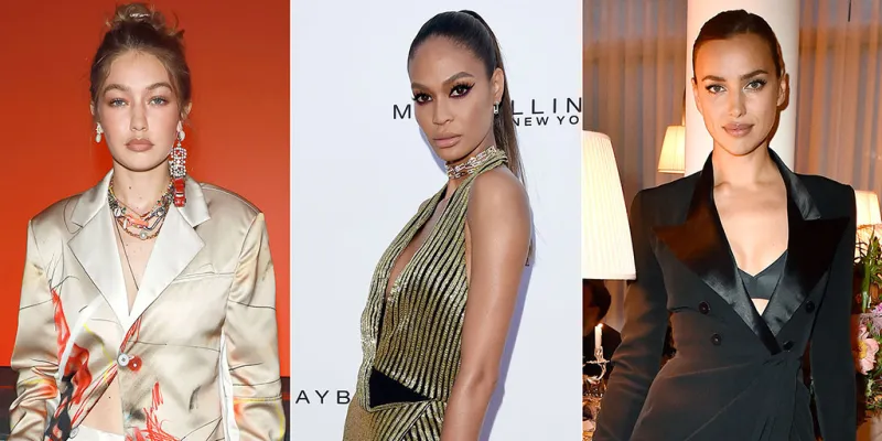 Gigi Hadid Joan Smalls Irina Shayk Moschino