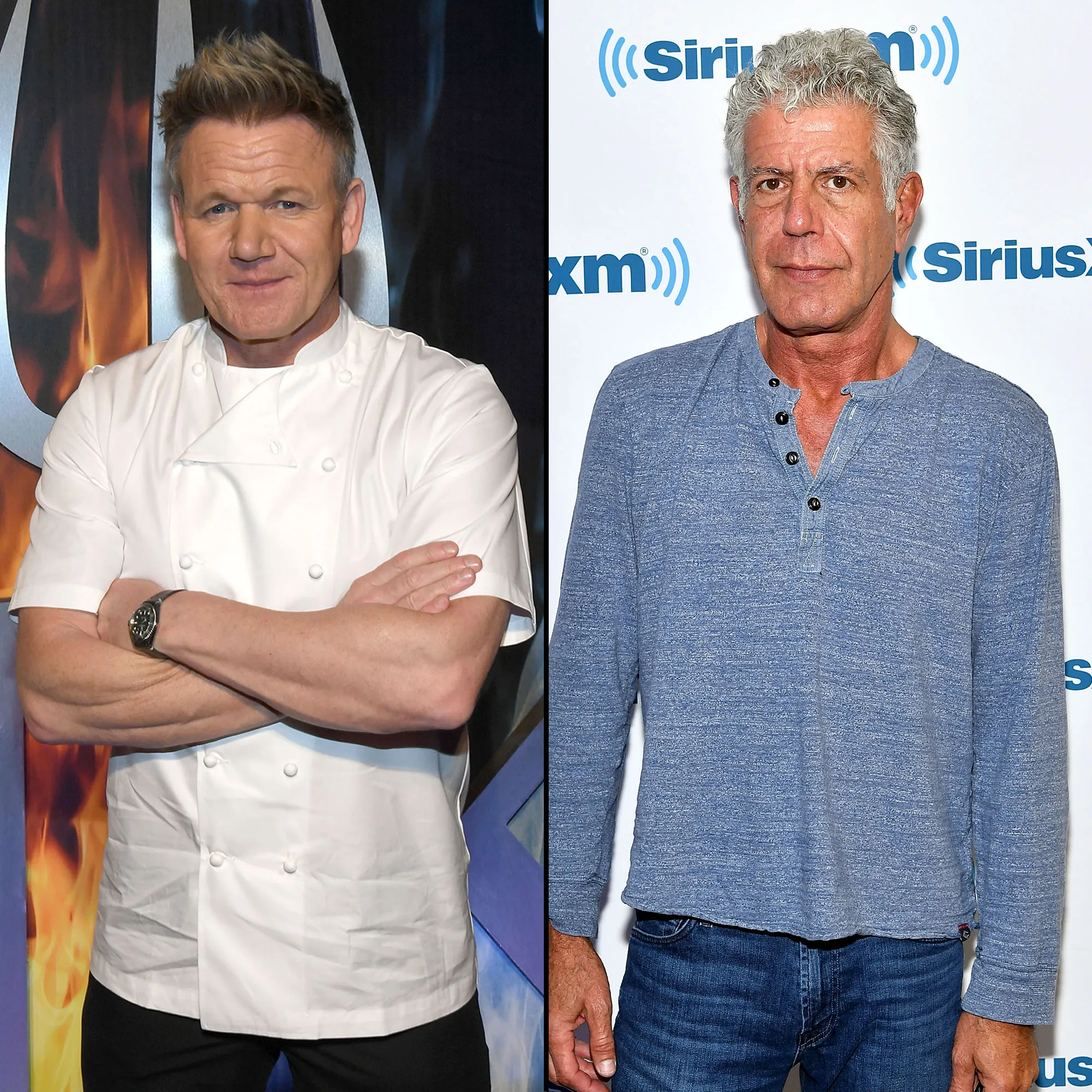 Gordon Ramsay and Anthony Bourdain
