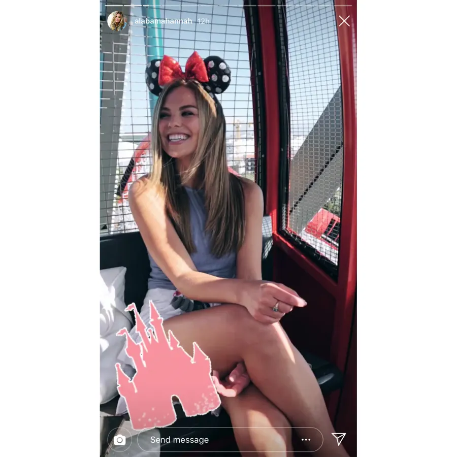 Hannah Brown Enjoys Disneyland