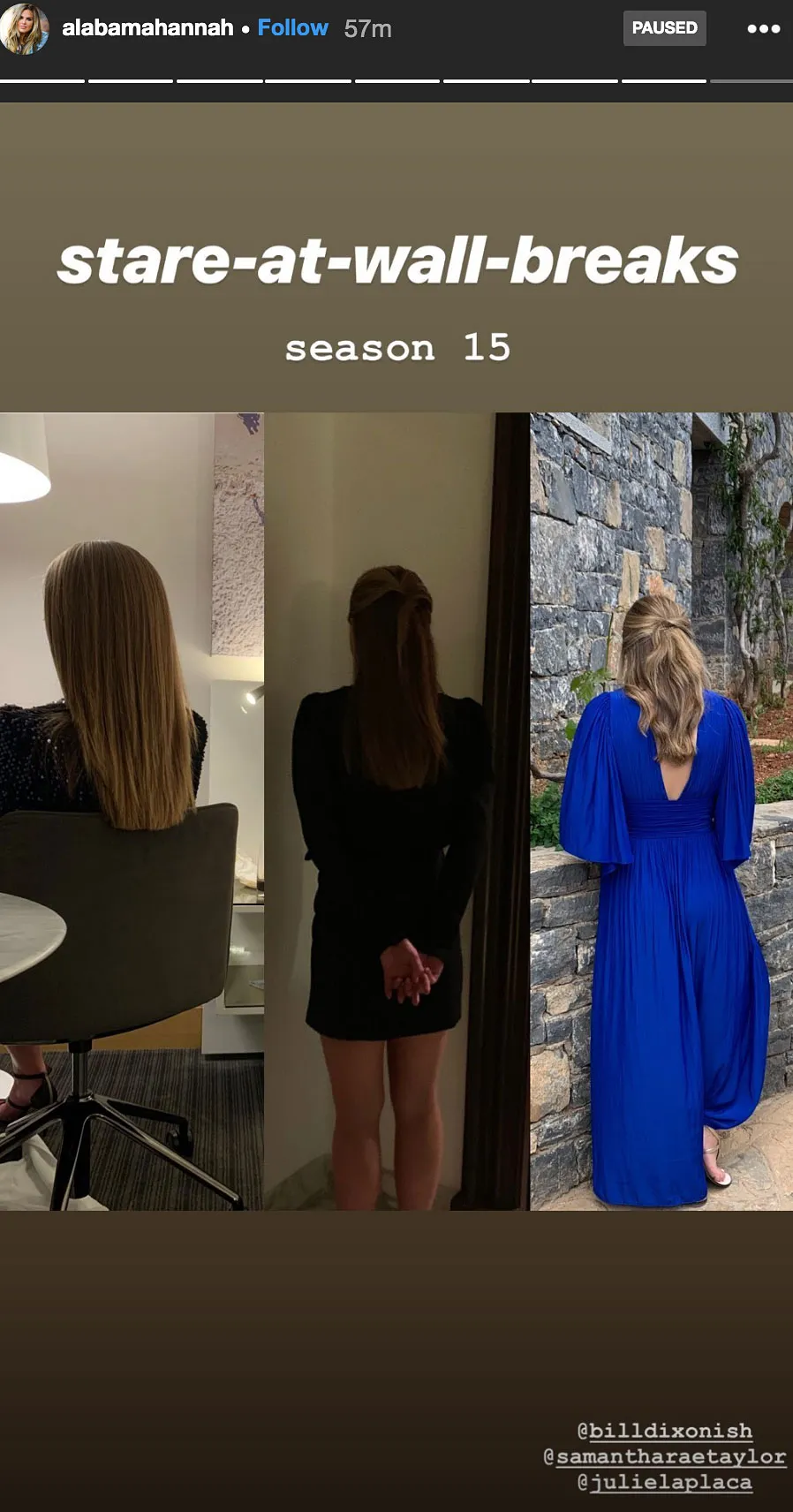 Hannah Brown Stares At Walls