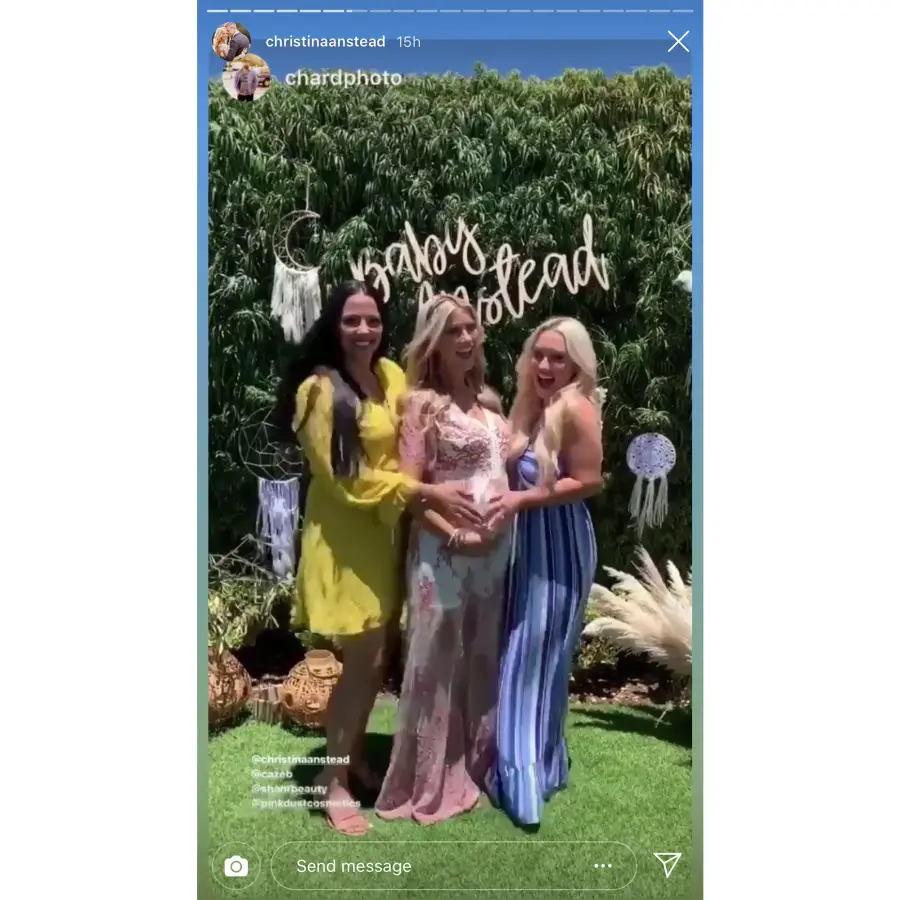 Pregnant Christina Anstead Baby Shower
