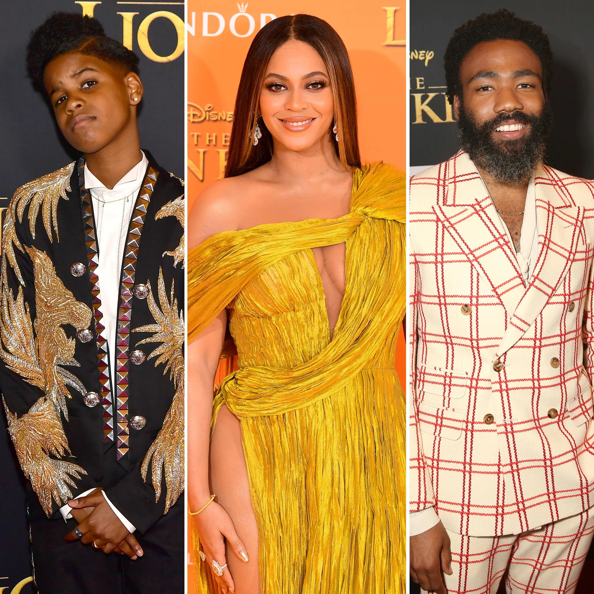 JD McCrary, Beyonce and Donald Glover Lion King