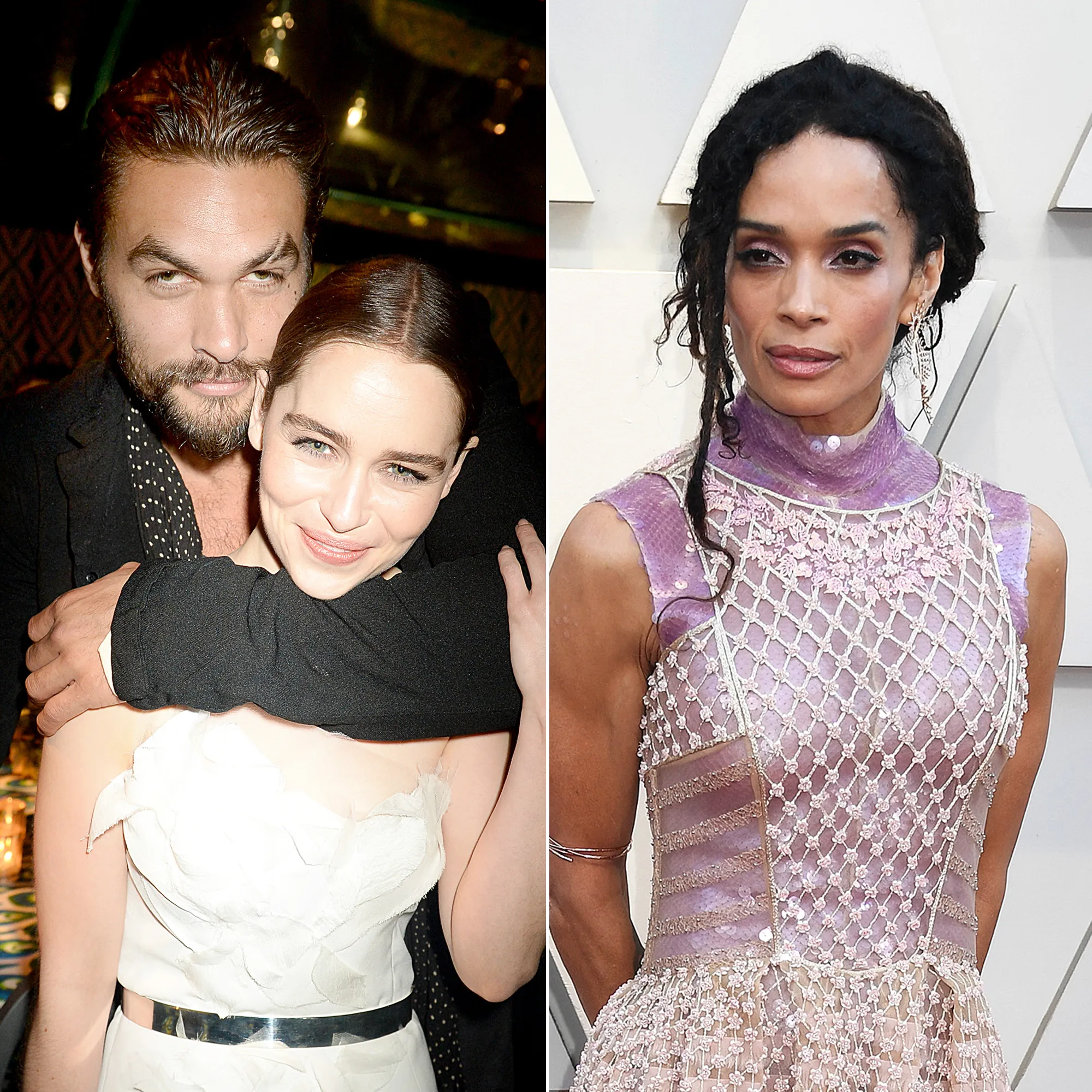 Jason Momoa Emilia Clarke Facetime Lisa Bonet Birthday Party
