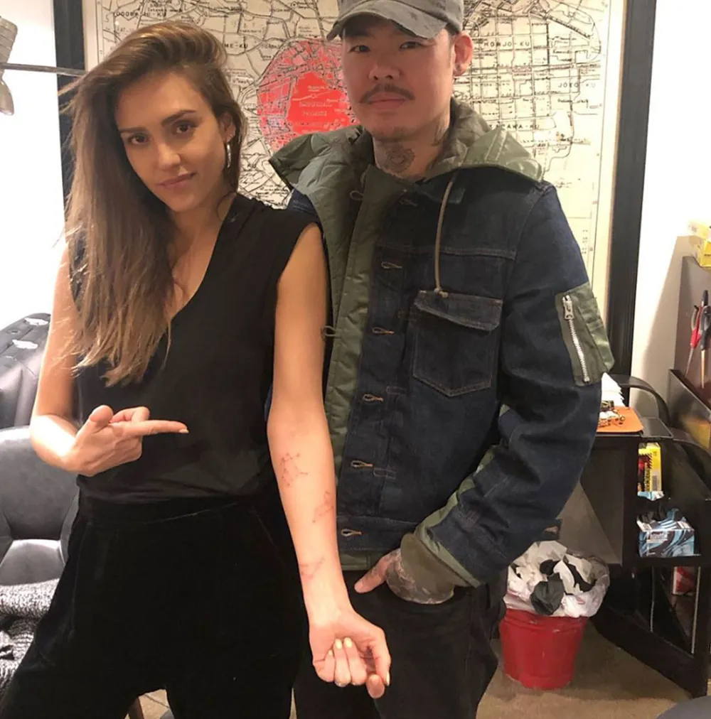 Jessica Alba Tattoo Instagram